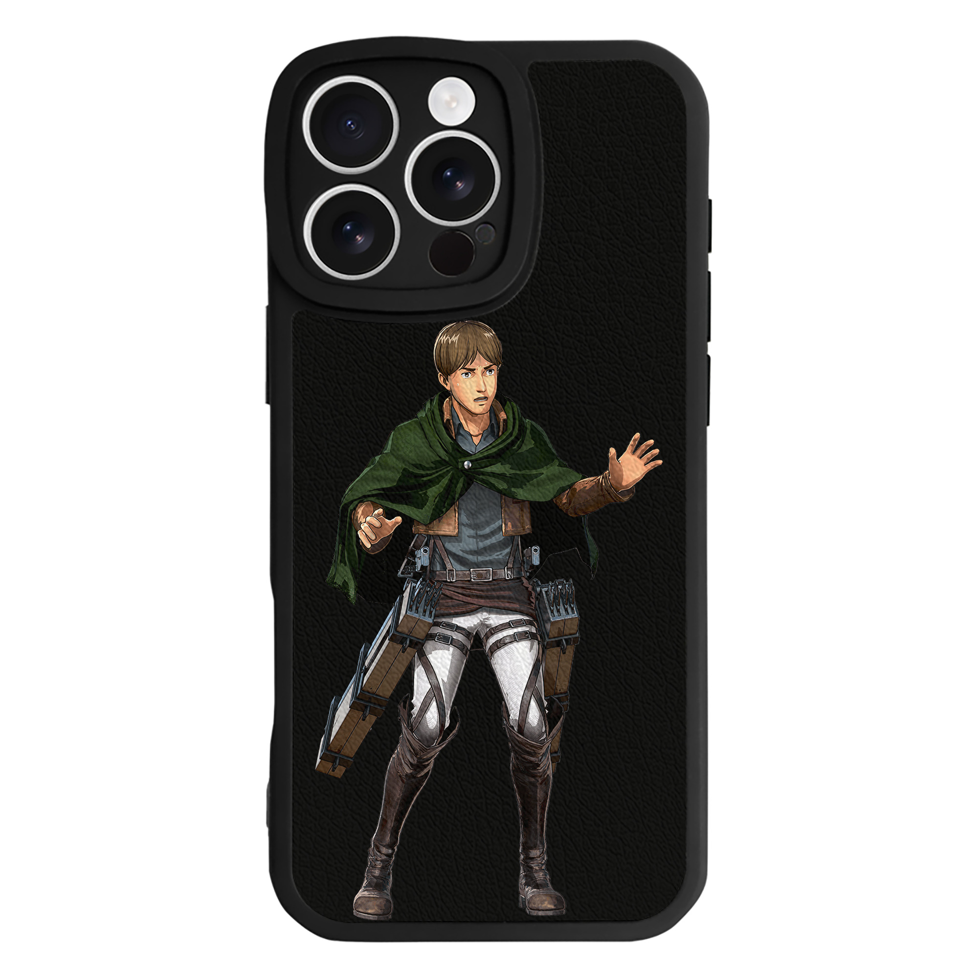 （画像用） 進撃の巨人 Attack on Titan 【iPhone 16シリーズ対応】シリコンスマホケース（レザー調） 材質：シリコン